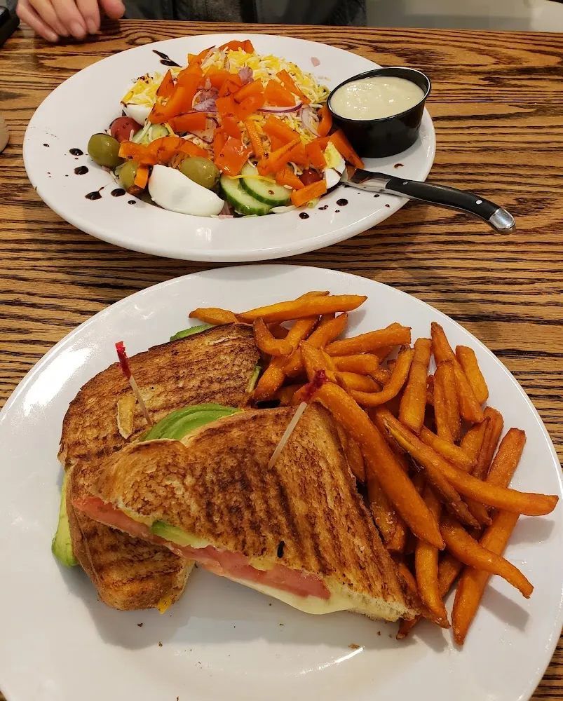 Grilled Cheese with Tomato and Avocado