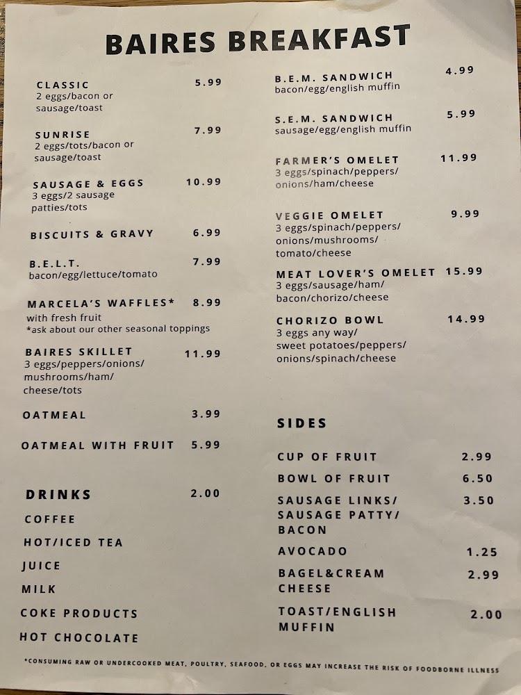 Baires Restaurant Menu image 3